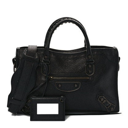 Balenciaga Chevre Classic Hardware Metallic Edge S City Black 1 of 8