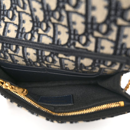 Christian Dior Oblique 30 Montaigne 2-In-1 Pouch Blue 5 of 11