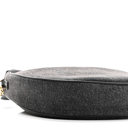 Celine Denim Teen Lulu Shoulder Bag Dark Grey 7 of 8
