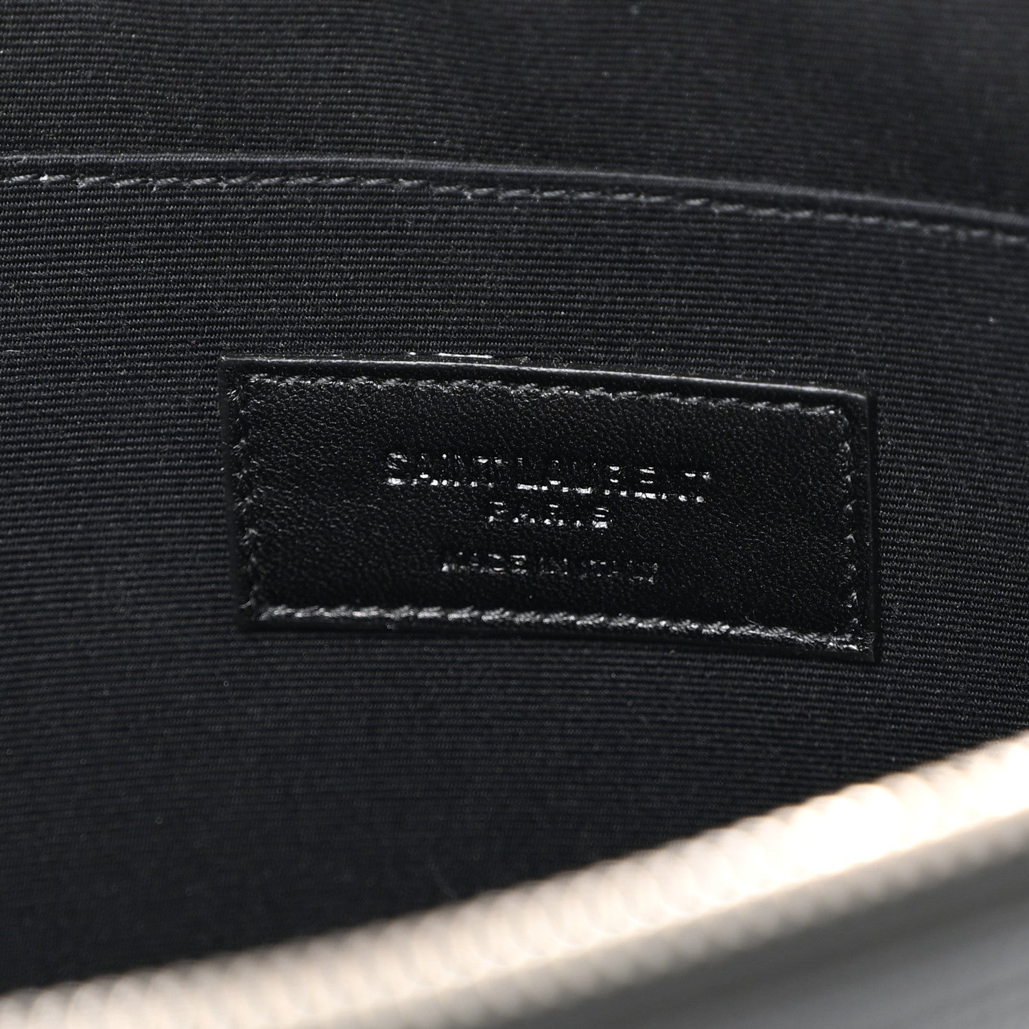 Saint Laurent Grain De Poudre Document Holder Black 6 of 10