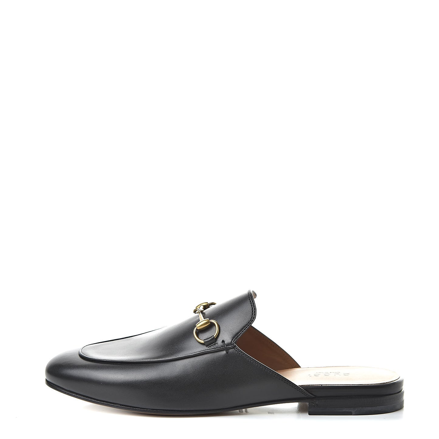 Calfskin Womens Princetown Slippers 39 Black