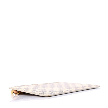 Louis Vuitton Damier Azur Neverfull MM GM Pochette 3 of 4