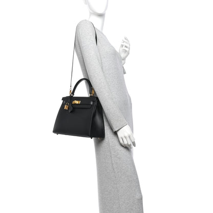 Hermes Epsom Kelly Sellier 28 Black 2 of 11