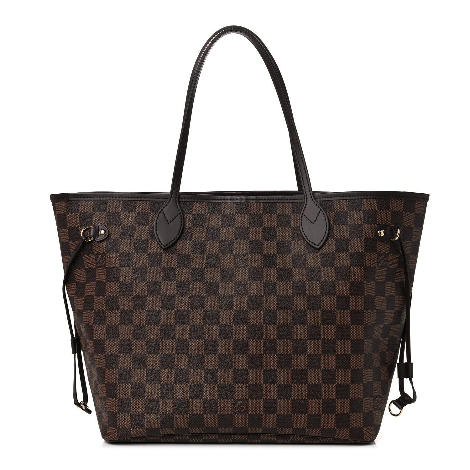 Louis Vuitton Damier Ebene Neo Neverfull MM Rose Ballerine 1 of 12