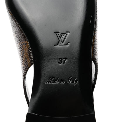 Louis Vuitton Patent Monogram Cherie Slingback Ballerina Flats 37 8 of 8