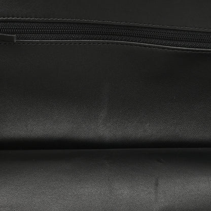 Chanel Lambskin Quilted Medium Double Flap So Black 16 of 18