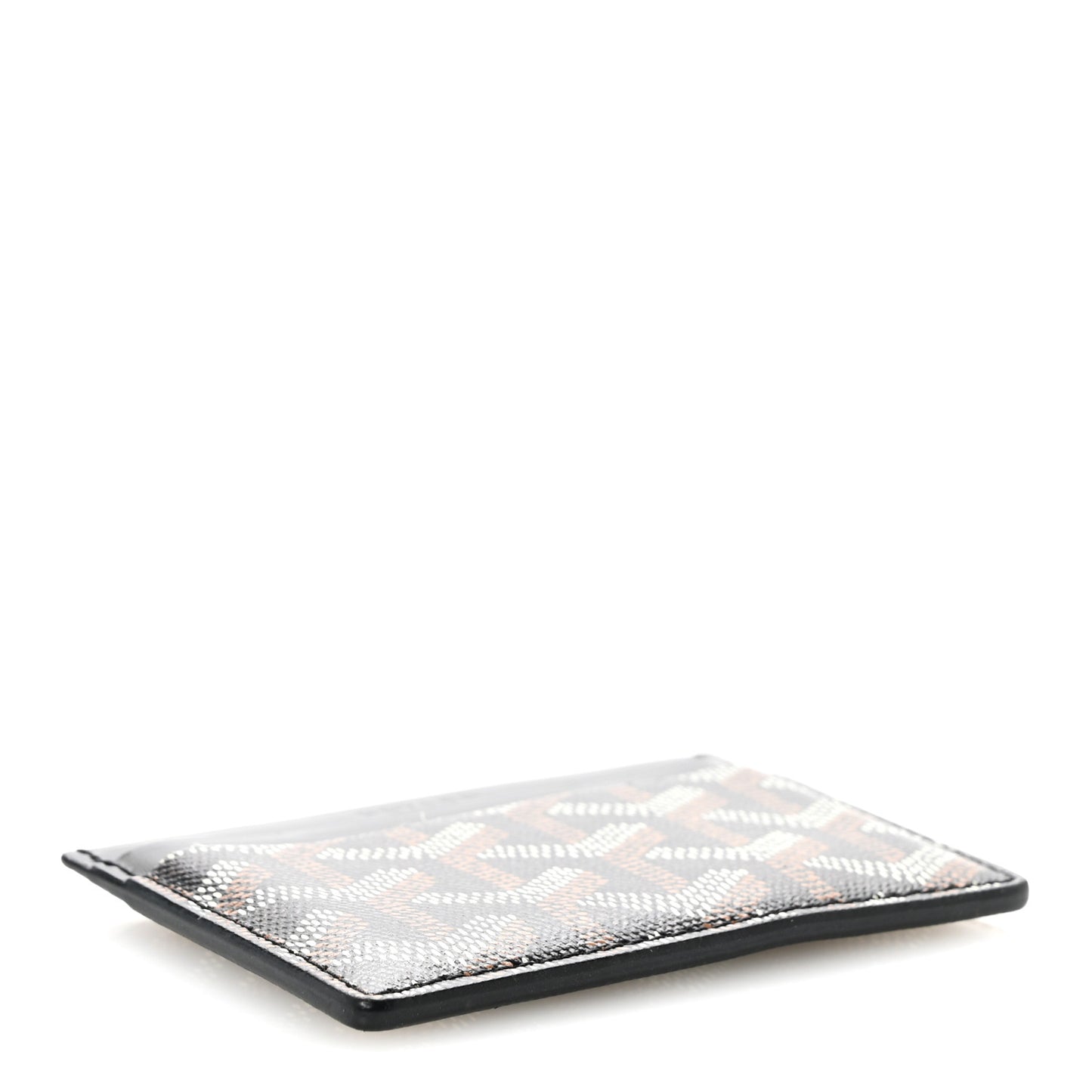 Goyardine Saint Sulpice Card Holder Black