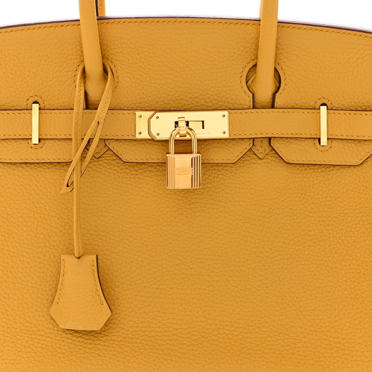 Hermes Togo BIRKIN 30 Jaune Ambre 8 of 12