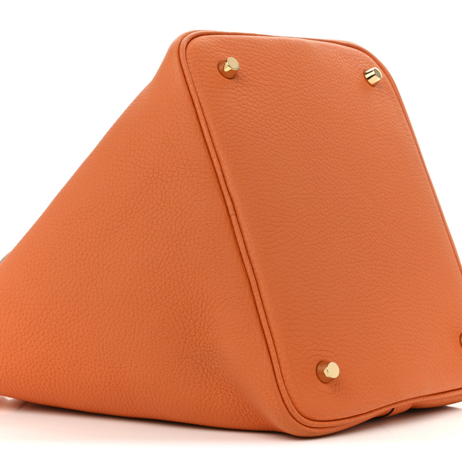 Hermes Taurillon Clemence Picotin Lock 22 MM Orange 9 of 13