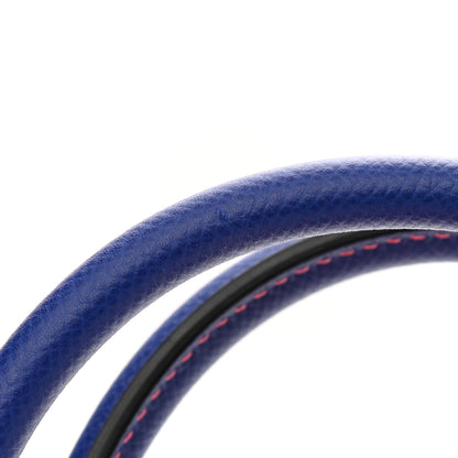 Hermes Epsom Bi-Color Horseshoe Birkin 30 Rose Jaipur Bleu Electrique 11 of 11