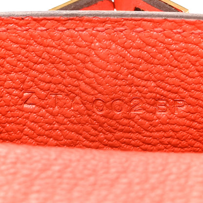 Hermes Tadelakt Mini Kelly Twilly Bag Charm Capucine 6 of 6
