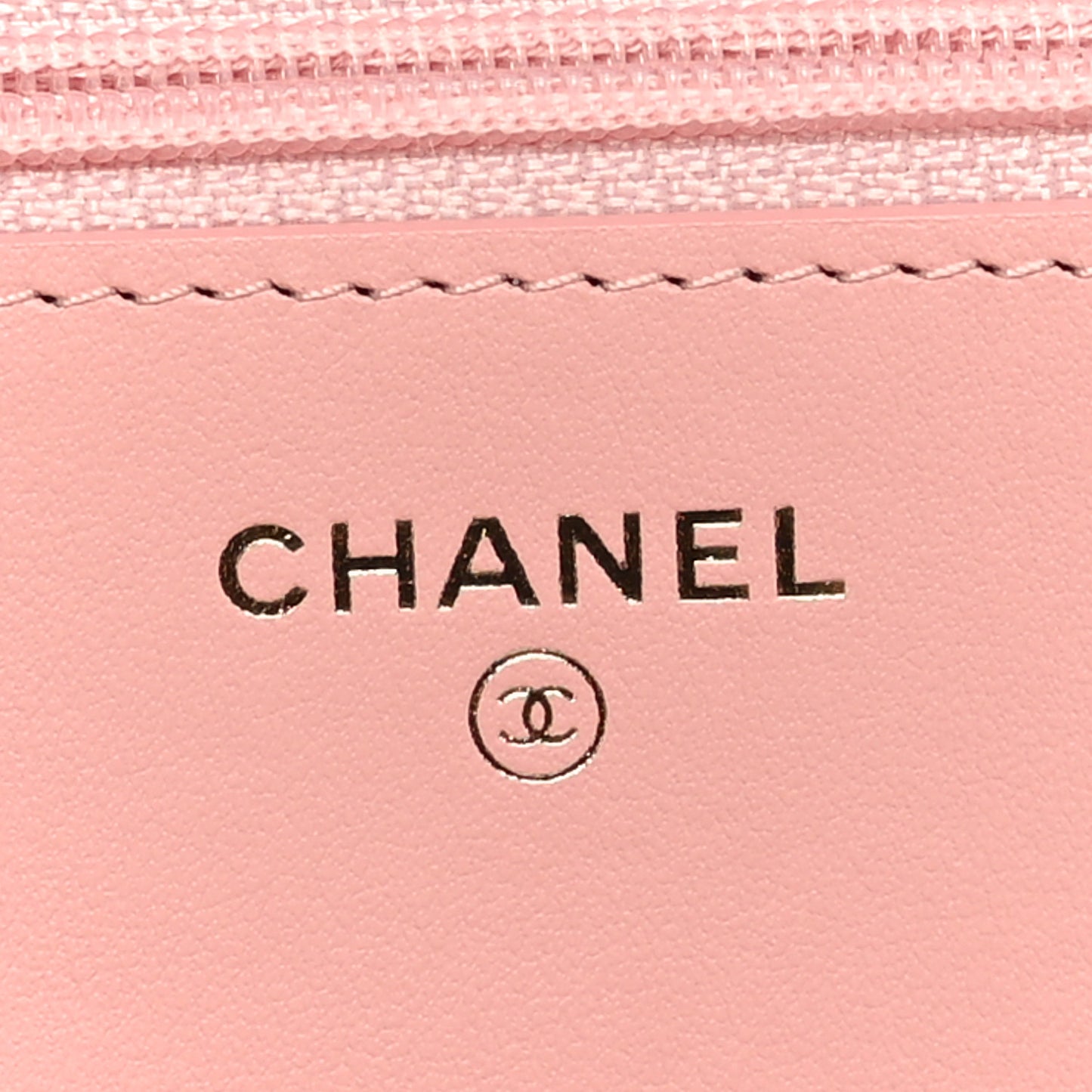 Caviar Quilted Boy Wallet On Chain WOC Pink