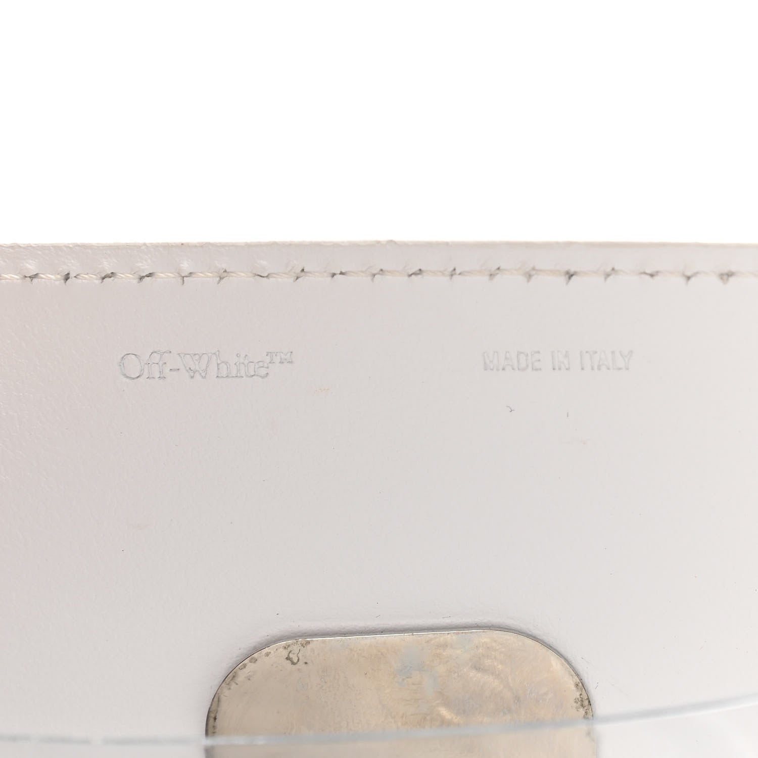 Off-White Calfskin Jitney 2.8 Meteor Shower Top Handle Bag White 7 of 12