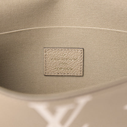 Louis Vuitton Empreinte Monogram Giant Felicie Pochette Tourterelle Creme 6 of 10
