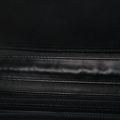 Chanel Patent Calfskin Quilted Brilliant East West Flap Clutch Black 11 of 14