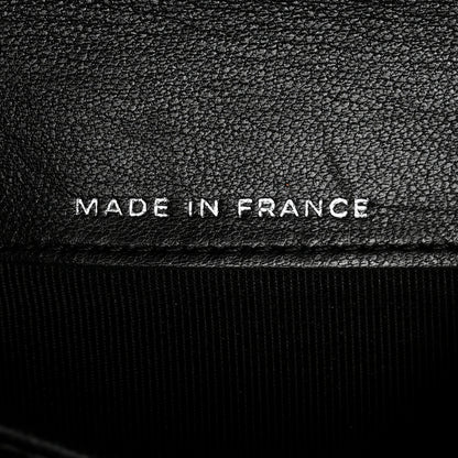 Chanel Lambskin Quilted Large Flap Wallet Black 5 of 10