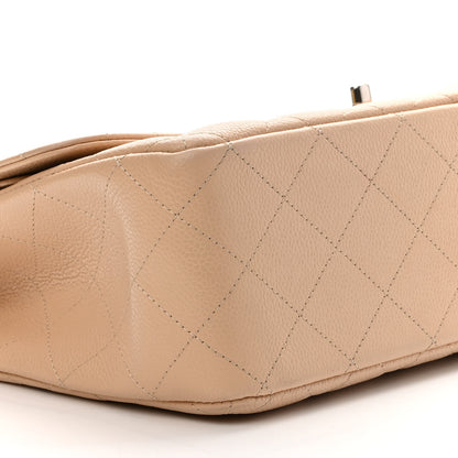 Chanel Caviar Quilted Jumbo Double Flap Beige Clair 9 of 11