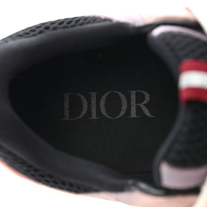 Christian Dior Technical Mesh Calfskin Mens B22 Sneakers 41 Pink Red Black 7 of 11