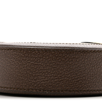 Gucci GG Supreme Monogram Web Mini Ophidia Round Shoulder Bag Brown 10 of 13