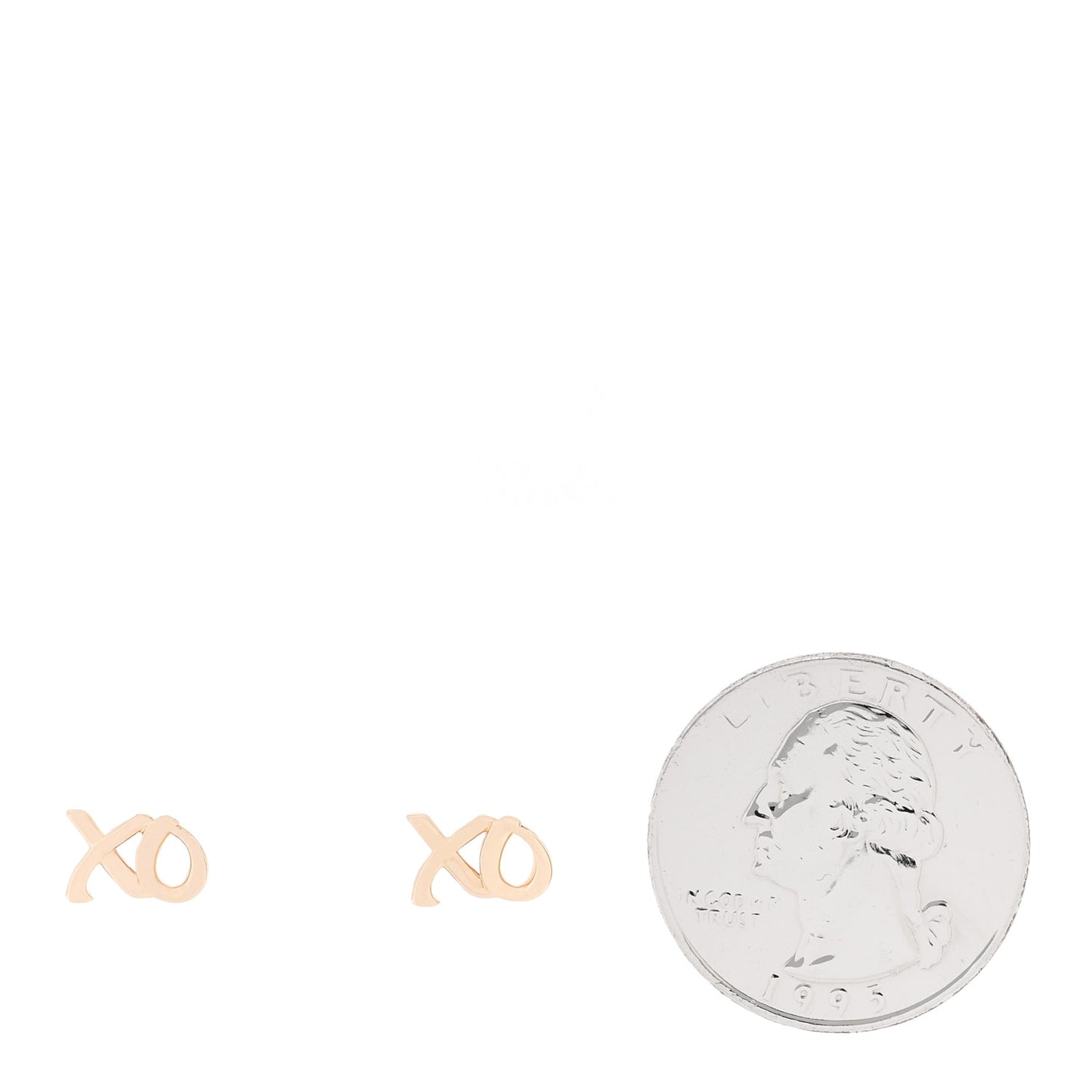 18K Rose Gold Paloma's Graffiti Love and Kisses Earrings