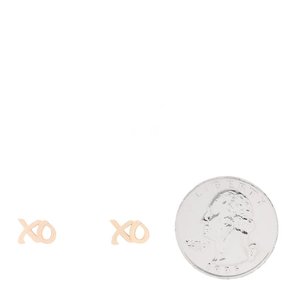 Tiffany 18K Rose Gold Paloma's Graffiti Love and Kisses Earrings 2 of 5