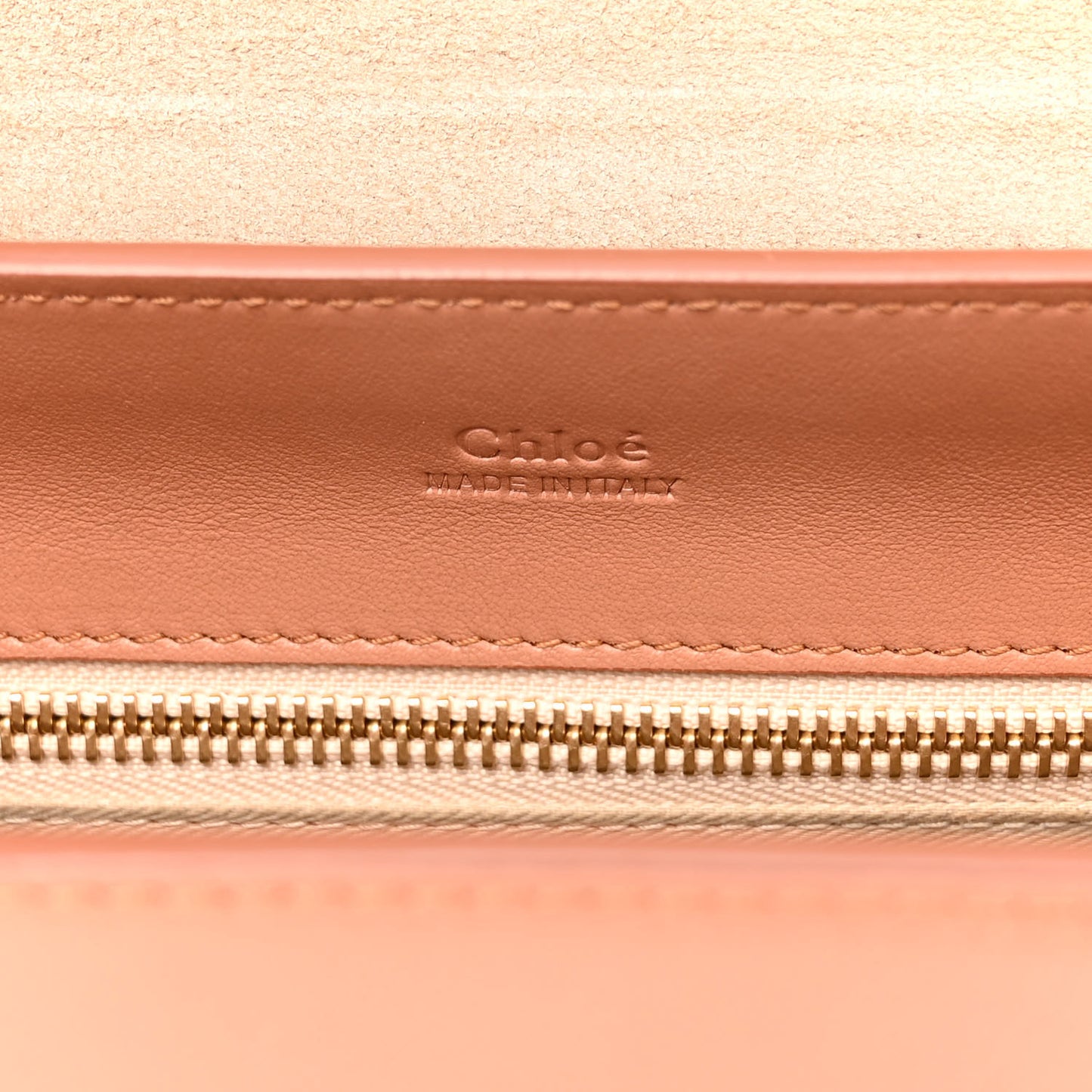 Calfskin Small Tess Day Bag Muted Brown