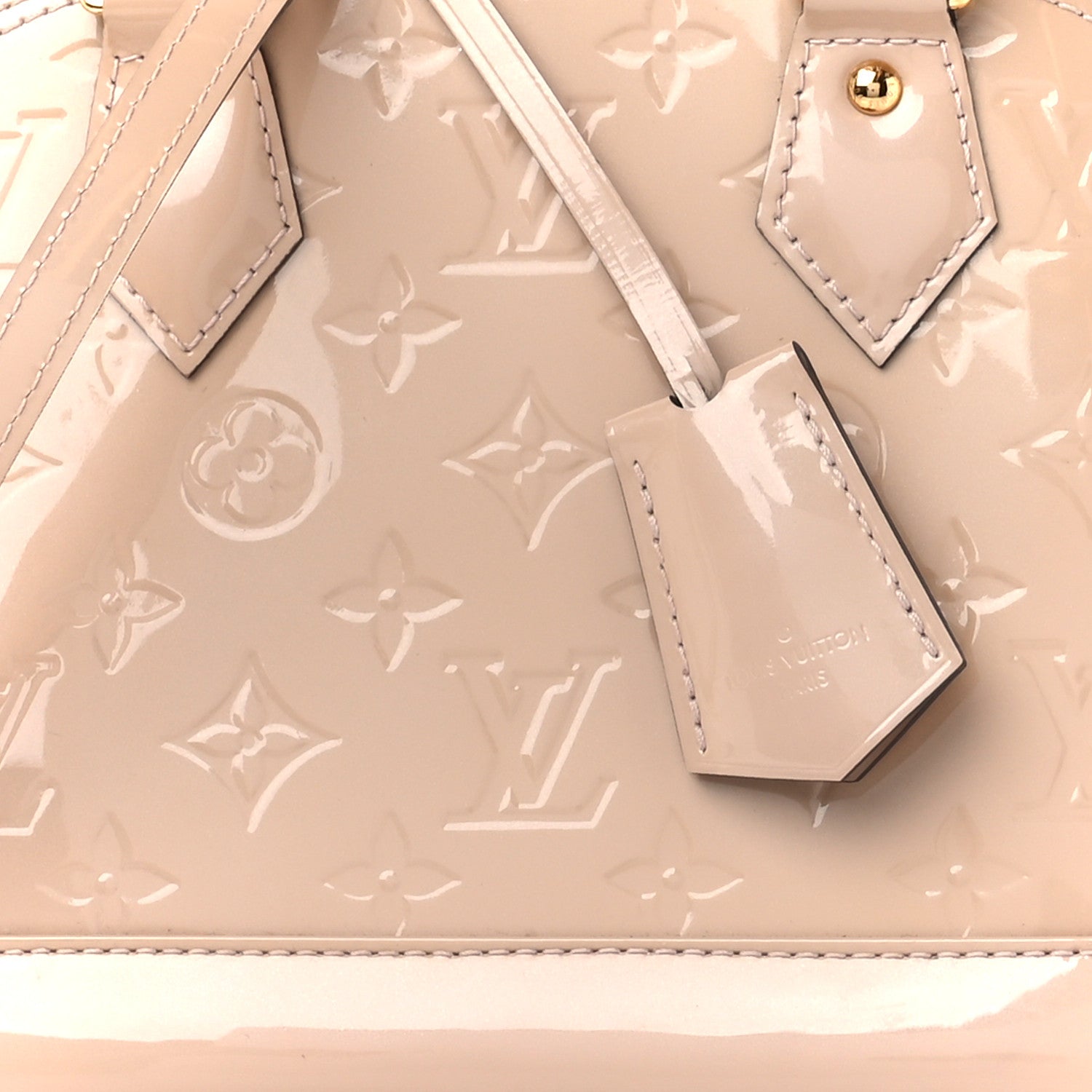 Louis Vuitton Vernis Alma BB Rose Florentin 8 of 11