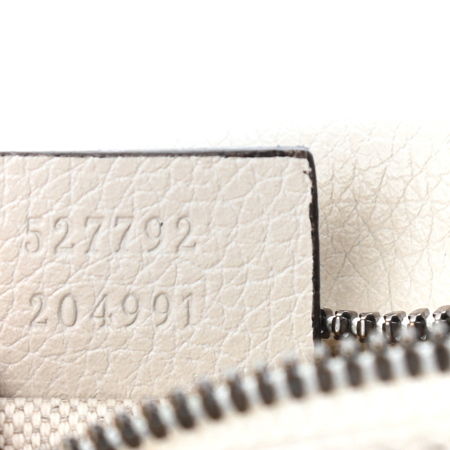Grained Calfskin Small Logo Belt Bag White