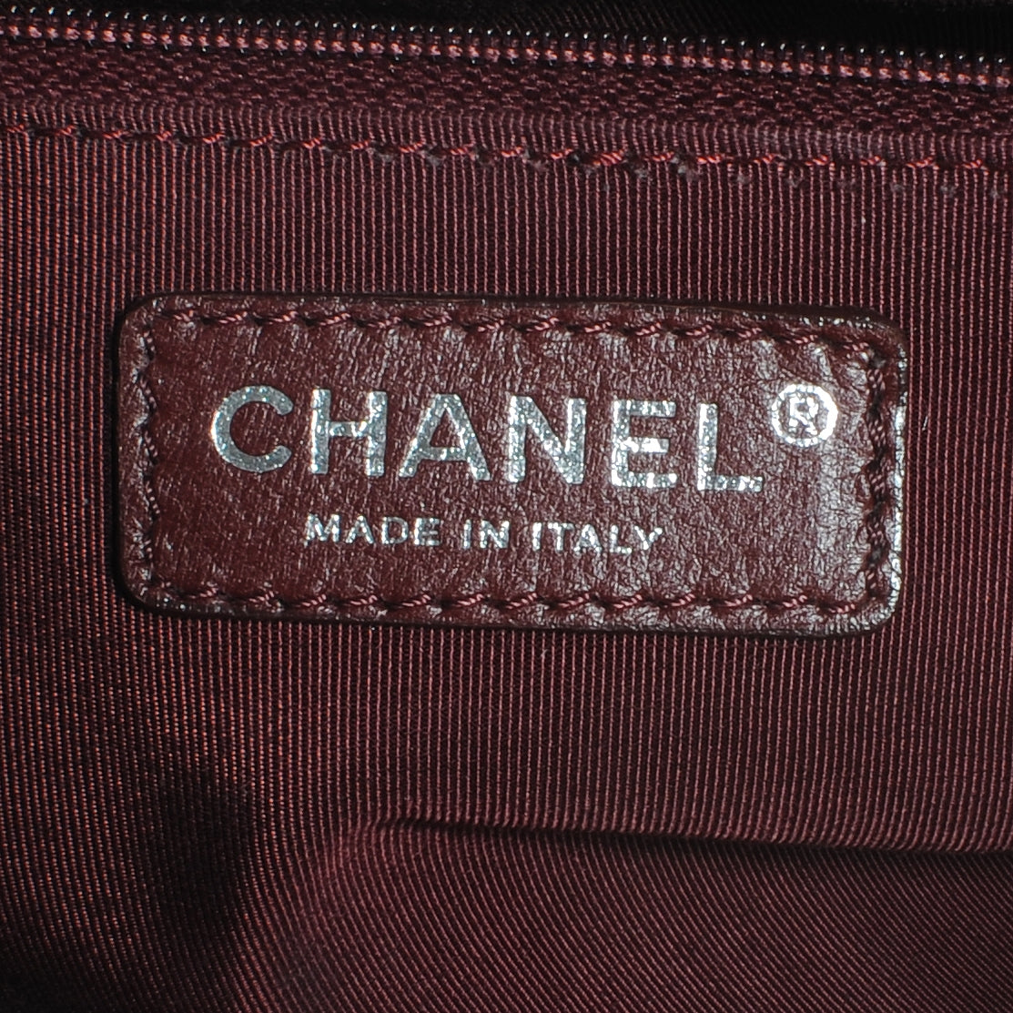 Patent Grand Shopping Tote GST Bordeaux