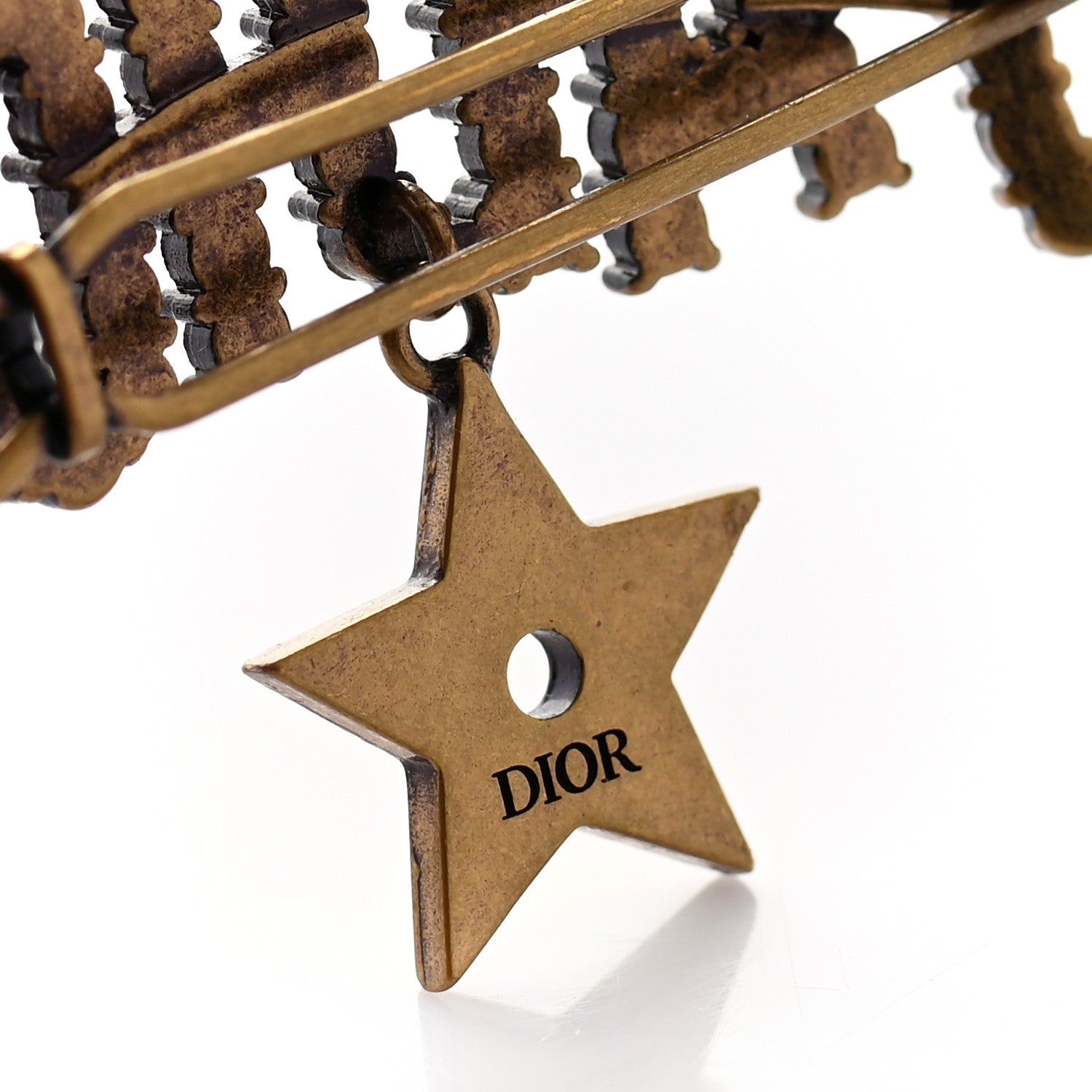 Christian Dior Crystal J'Adior Star Barrette 3 of 4