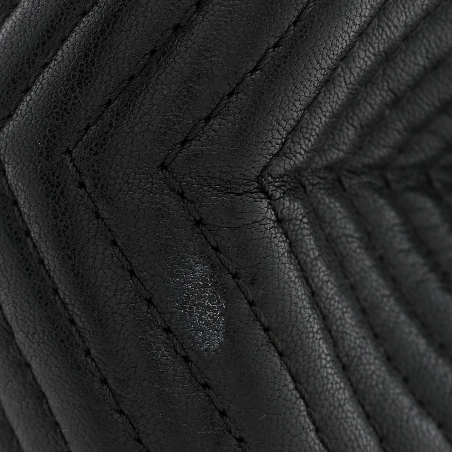 Sheepskin Chevron Quilted Studded 2.55 Reissue 226 Flap Black