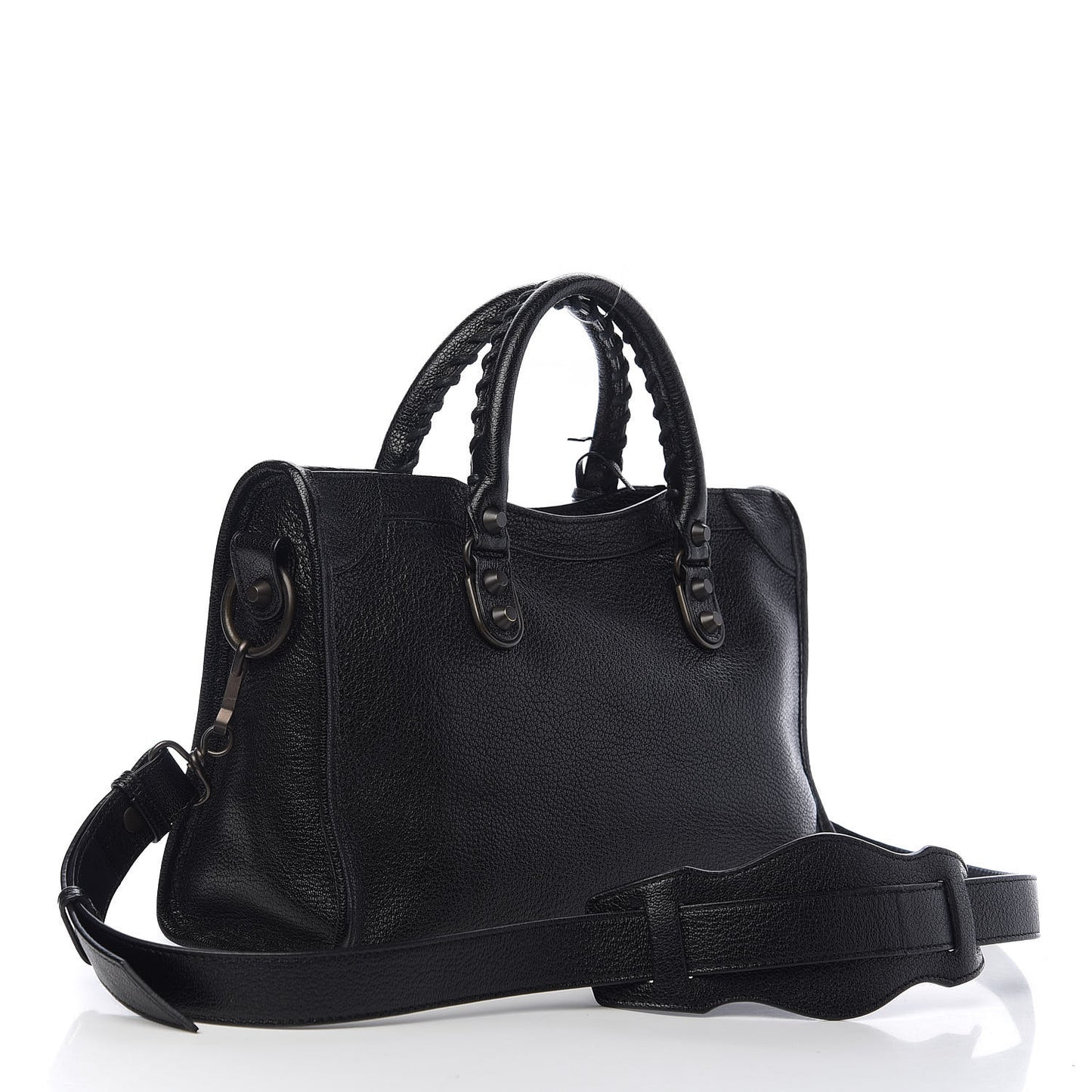 Chevre Classic Hardware Metallic Edge S City Black