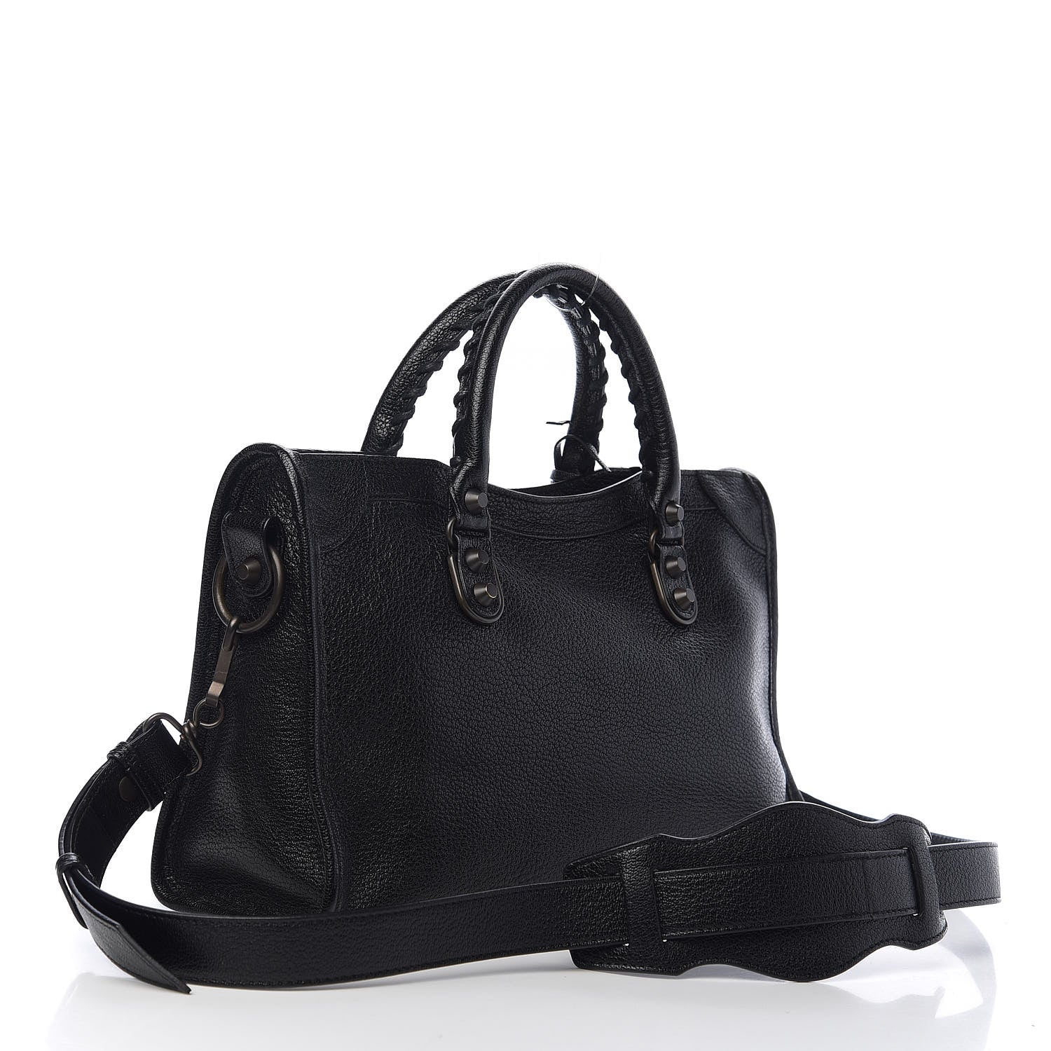 Balenciaga Chevre Classic Hardware Metallic Edge S City Black 2 of 9