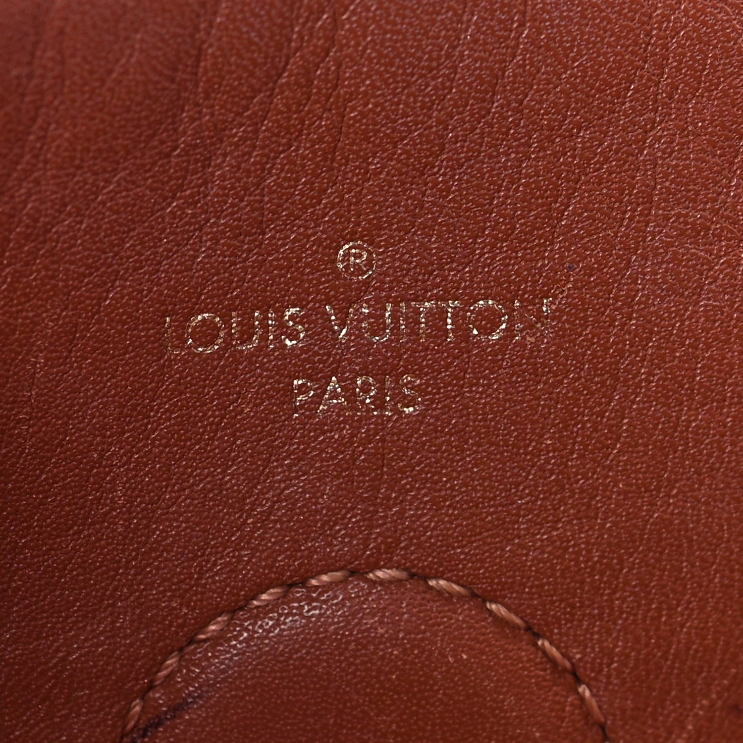 Louis Vuitton Monogram Tuileries Besace Caramel Rouge 6 of 12