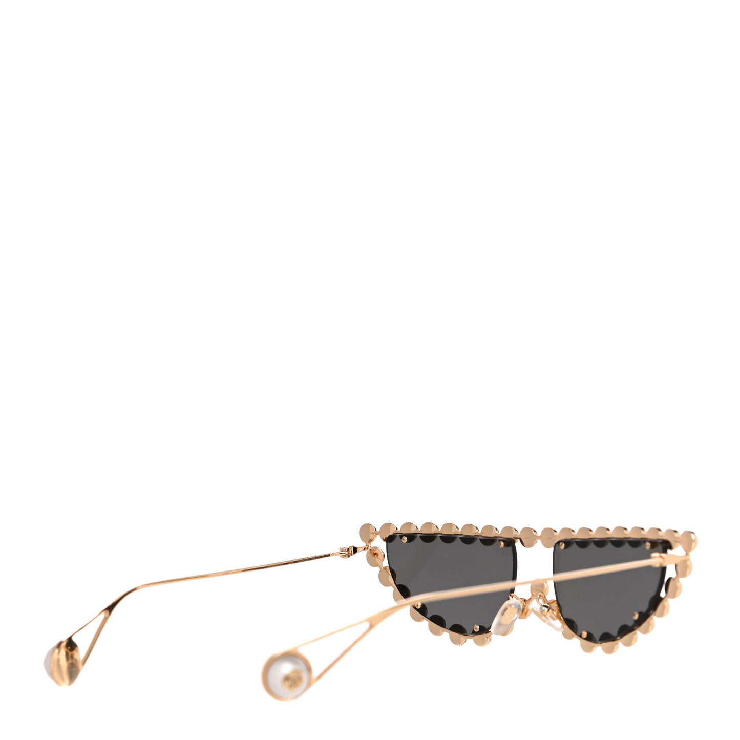 Metal Pearl Cat Eye Sunglasses GG0364S Gold