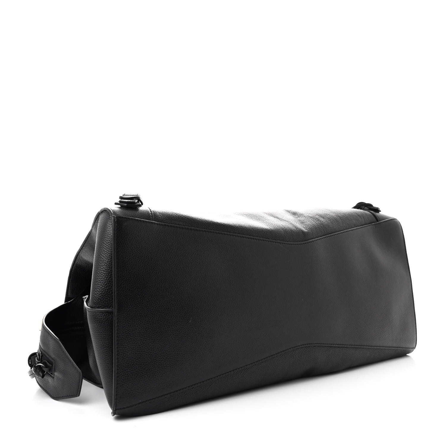 Balenciaga Grained Calfskin Neo Classic Black Hardware Large Top Handle Bag Black 4 of 14