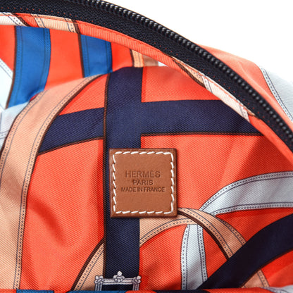 Hermes Silk Barenia Cavalcadour Airsilk Backpack 13 of 16