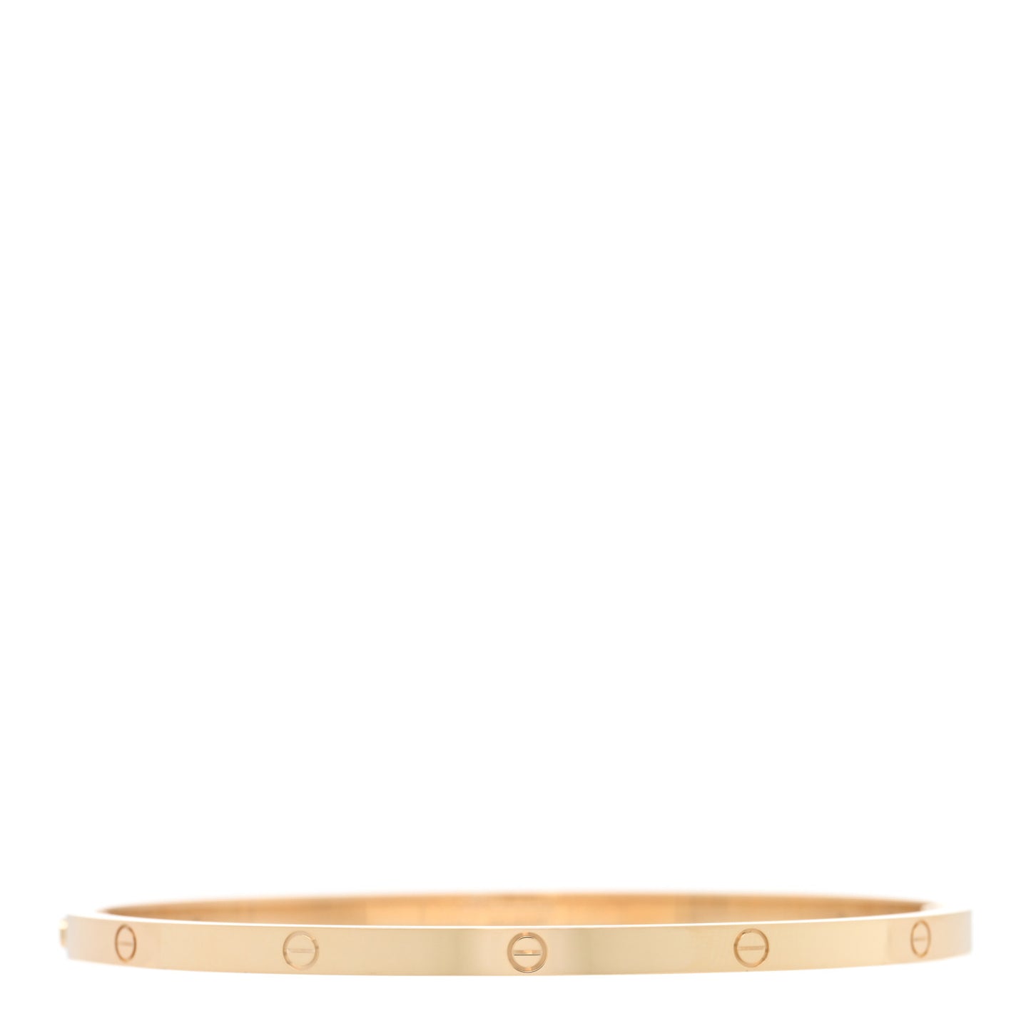 18K Yellow Gold Small LOVE Bracelet 20