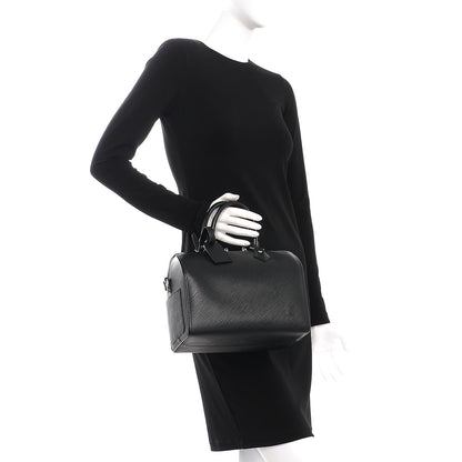 Louis Vuitton Epi Speedy Bandouliere 25 Black 3 of 8