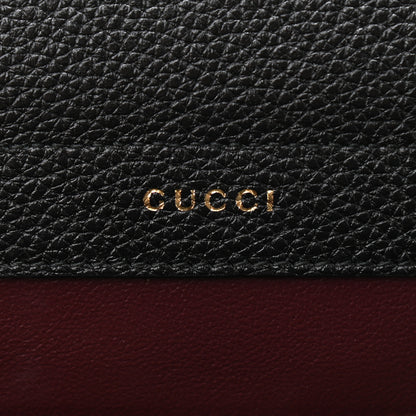 Gucci Grainy Calfskin Small Zumi Top Handle Bag Black 5 of 9