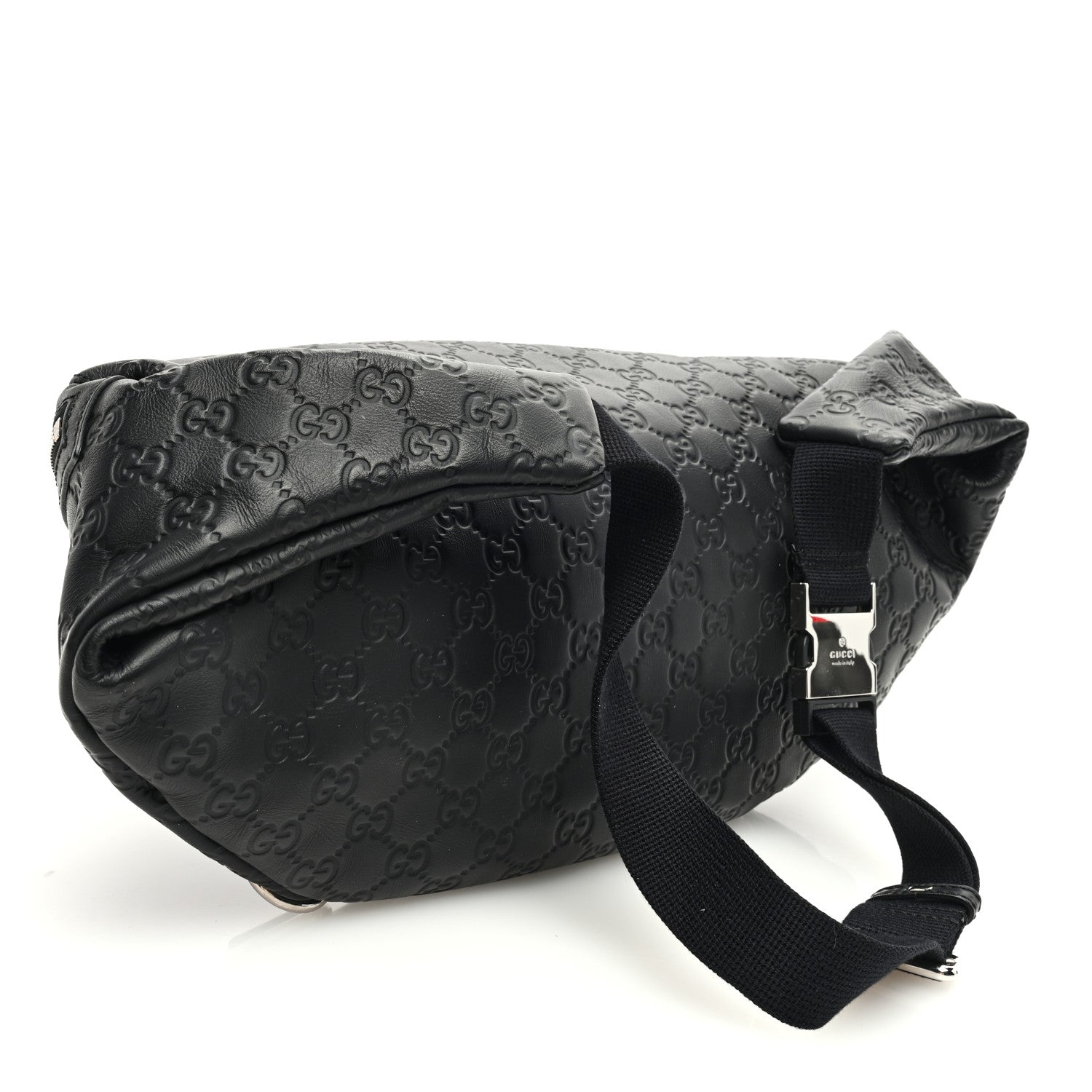 Gucci Guccissima Web Belt Bag Black 3 of 10