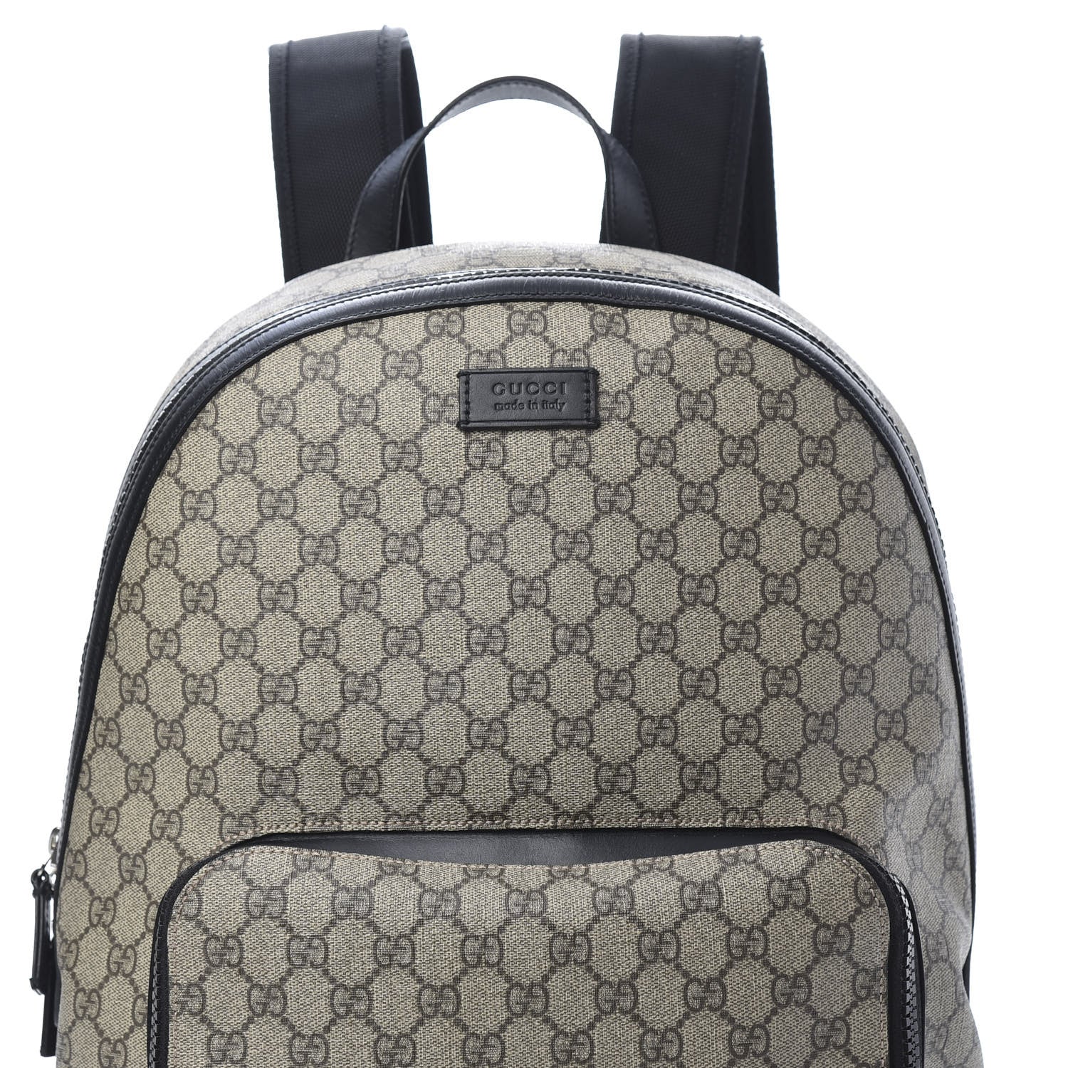 Gucci GG Supreme Monogram Medium Backpack Black 7 of 16