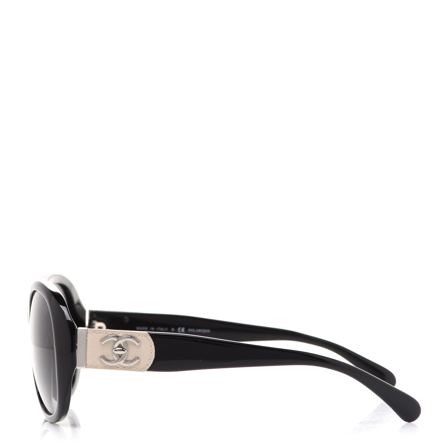 Chanel Acetate CC Turnlock Sunglasses 5235-Q Black Beige 3 of 7