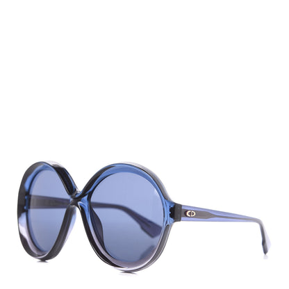 Christian Dior Acetate Bianca Sunglasses Blue 1 of 8