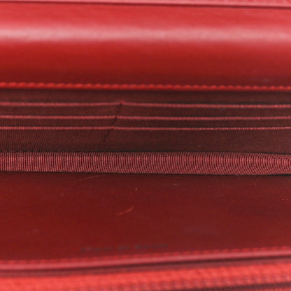 Chanel Patent Quilted Wallet On Chain WOC Red 6 of 10