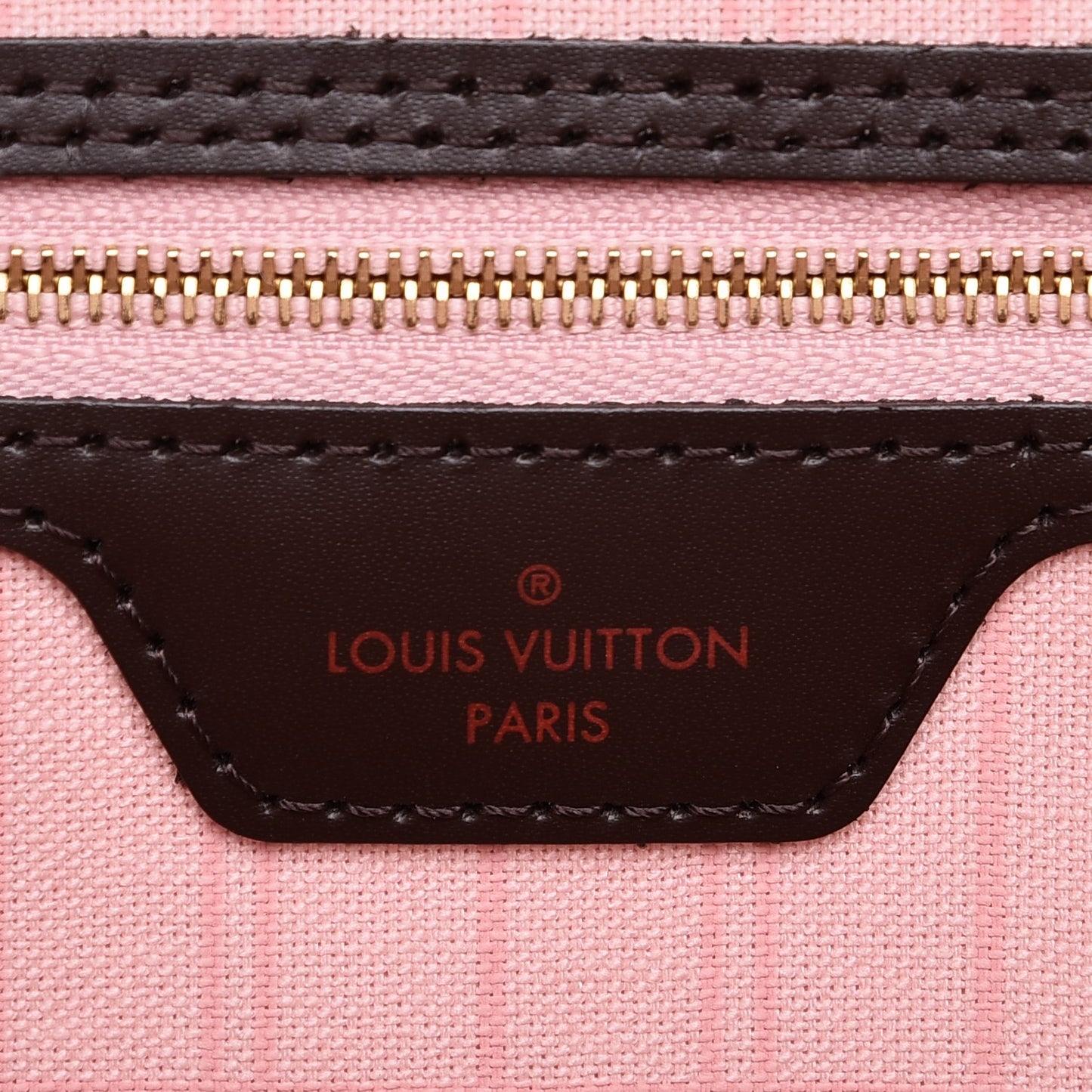 Damier Ebene Neo Neverfull MM Rose Ballerine