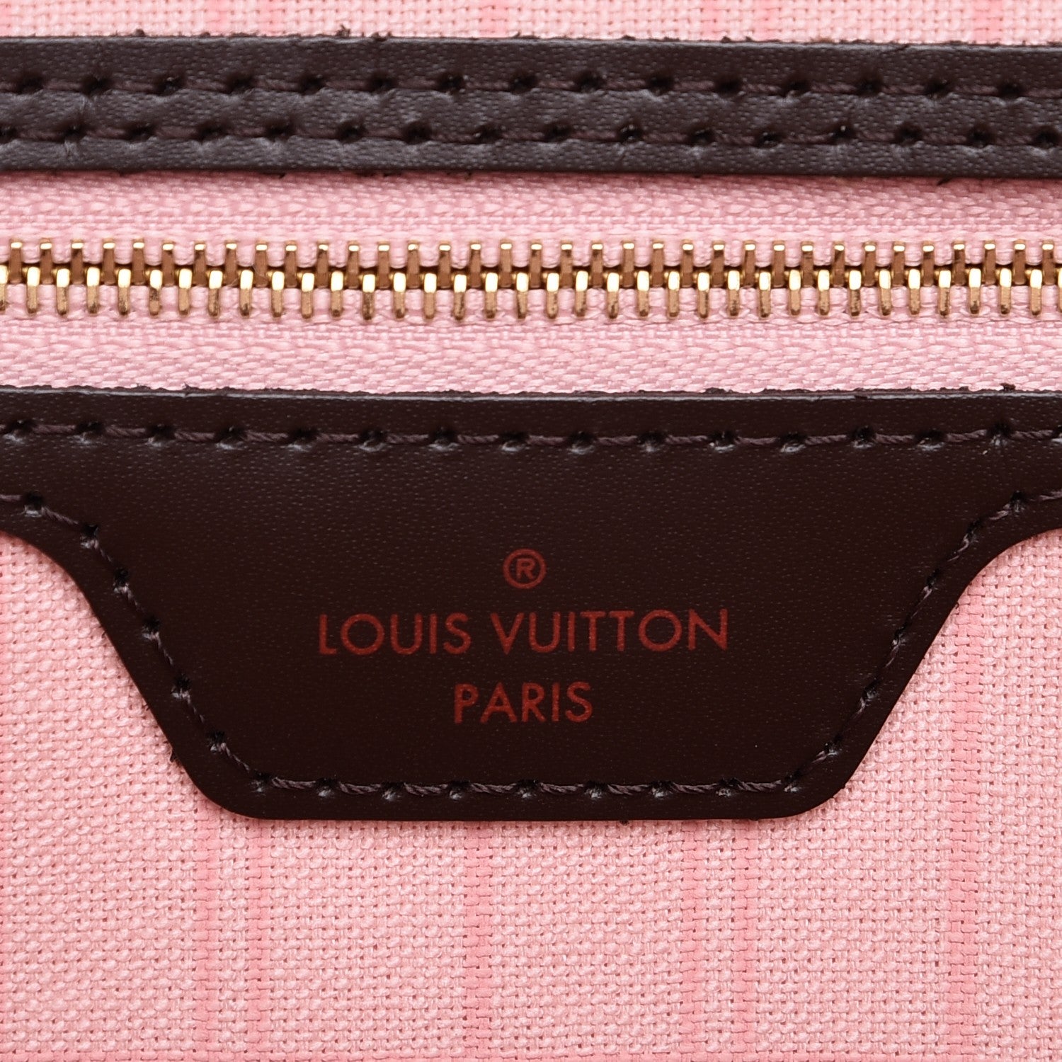Louis Vuitton Damier Ebene Neo Neverfull MM Rose Ballerine 6 of 9