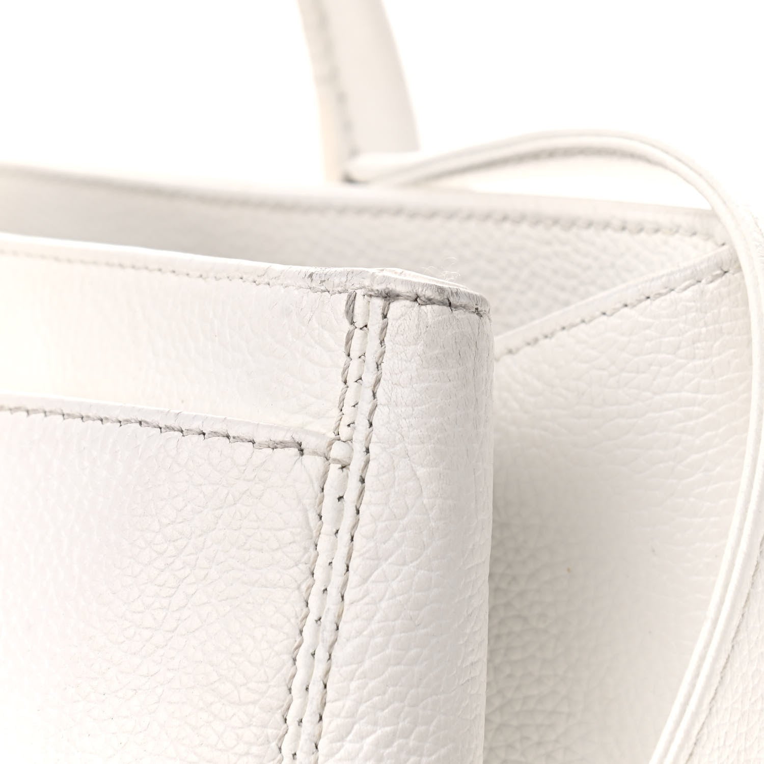 Chanel Calfskin Cerf Executive Shopper Tote White 15 of 24