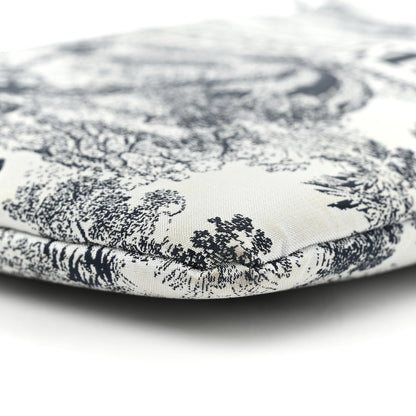 Christian Dior Technical Fabric Embroidered Toile De Jouy DiorTravel Multifunction Pouch Blue 10 of 12