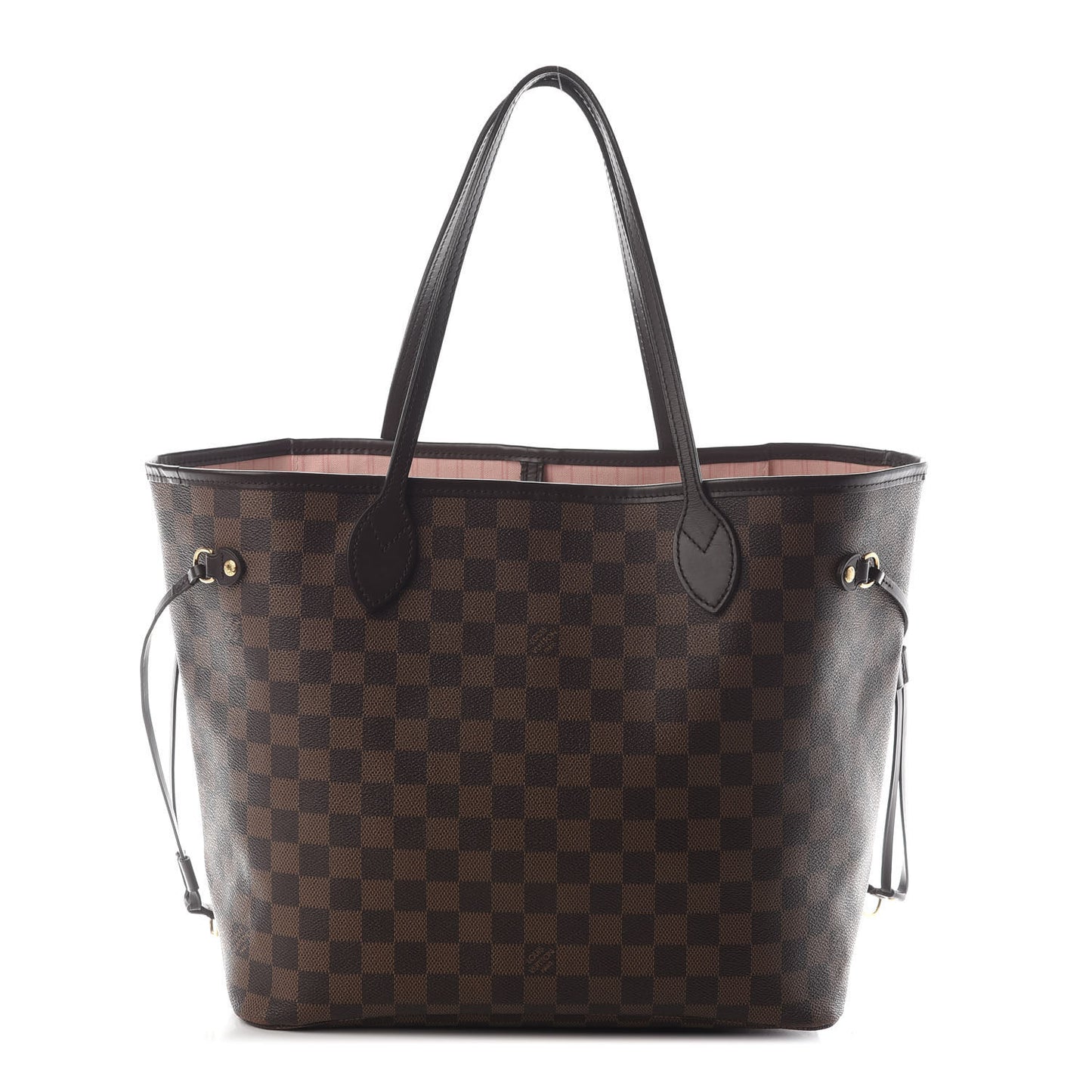 Damier Ebene Neo Neverfull MM Rose Ballerine